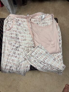 Cozy Pink Floral Loungewear Set